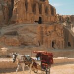 A horse carriage in Petra