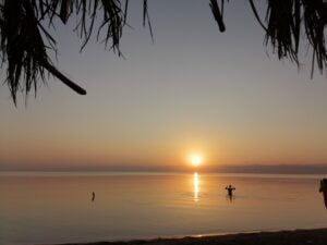 Dead sea sunset