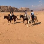 Horses in Wadi Rum