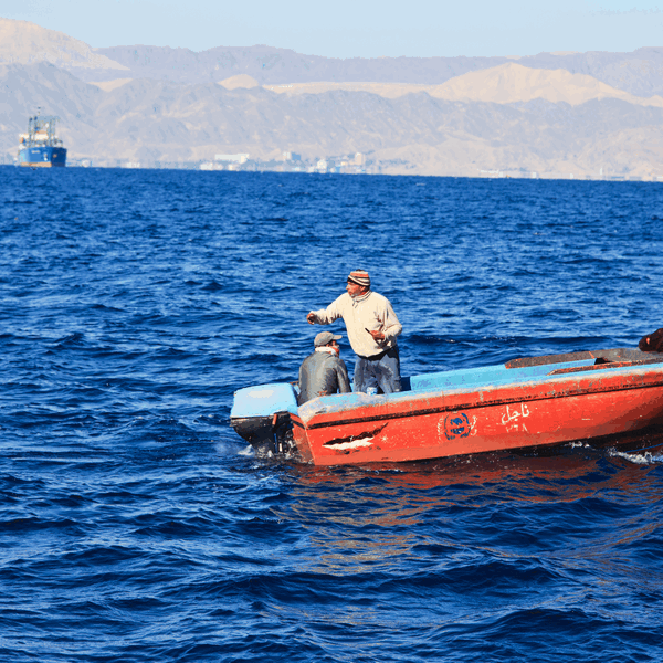 Glass boat in Aqaba