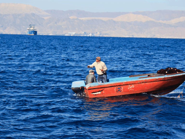 Glass boat in Aqaba